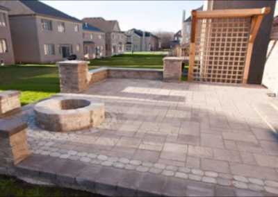 Elcon Contracting Stone Patio & Firepit