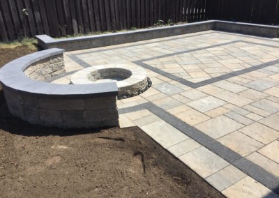 Elcon Contracting Stone Patio & Firepit